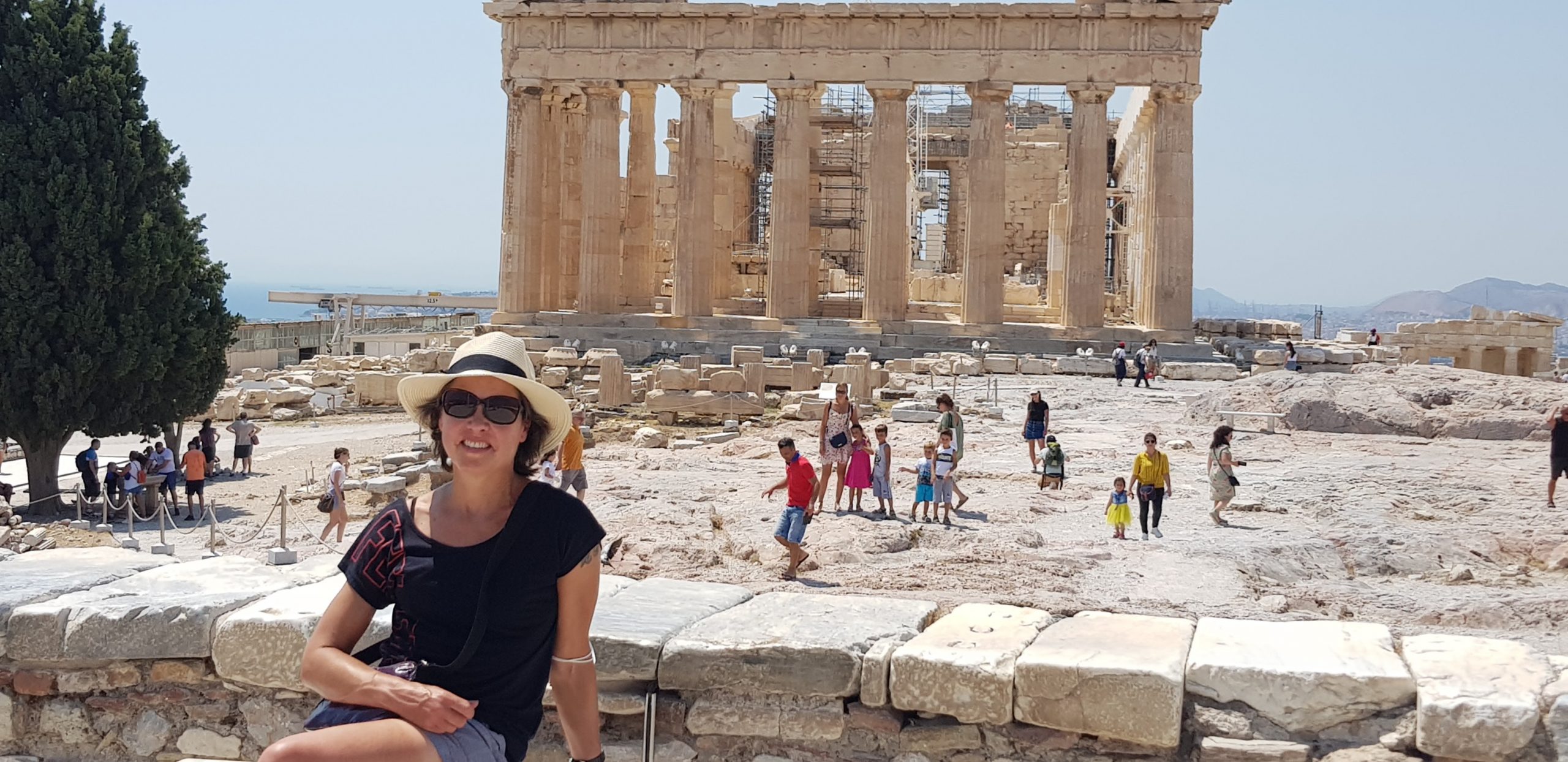 On my 50th birthday I find myself flying to Greece … and so I visit the Acropolis